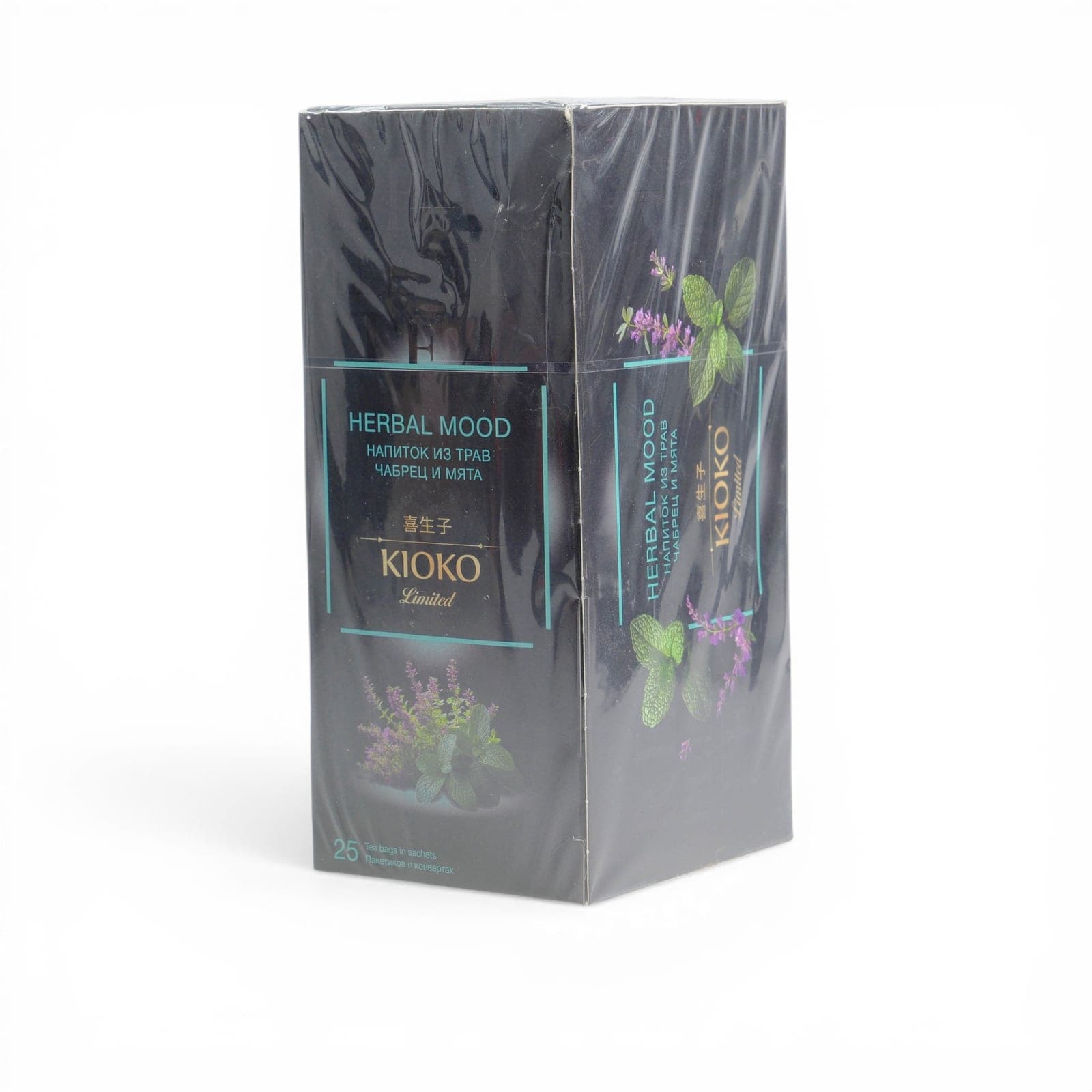 ЧАЙ KIOKO LIMITED HERBAL MOOD С ЧАБРЕЦОМ И МЯТОЙ 25/1Г