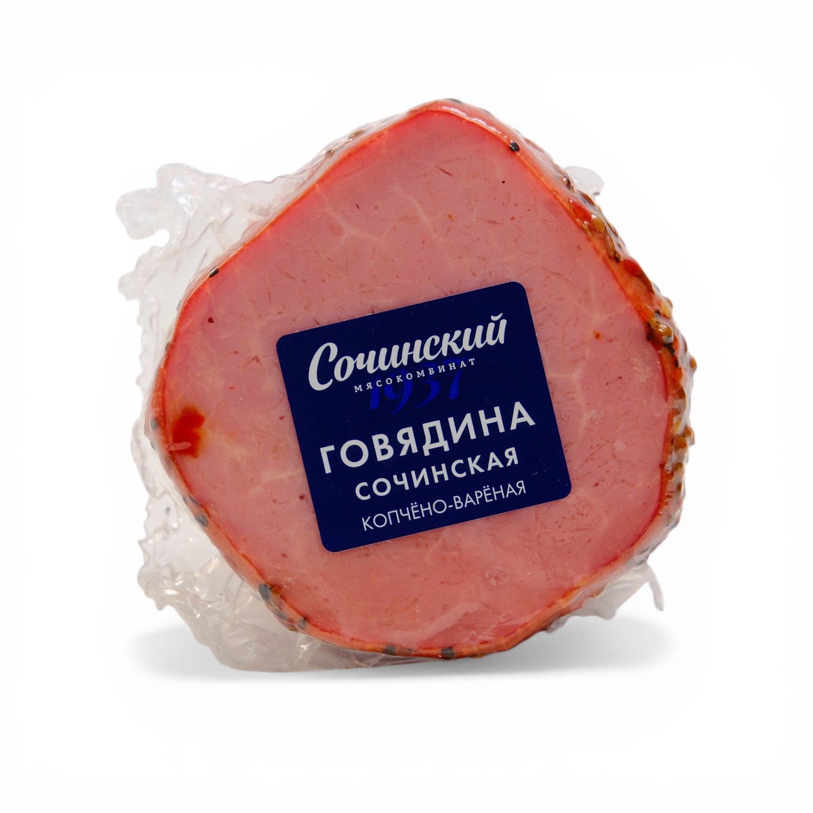 ГОВЯДИНА СОЧИНСКАЯ КОПЧЁНО-ВАРЁНАЯ ПОРЦИОННЫЙ КУСОК В/У "СОЧИНСКИЙ МЯСОКОМБИНАТ", ВЕС — фото 2